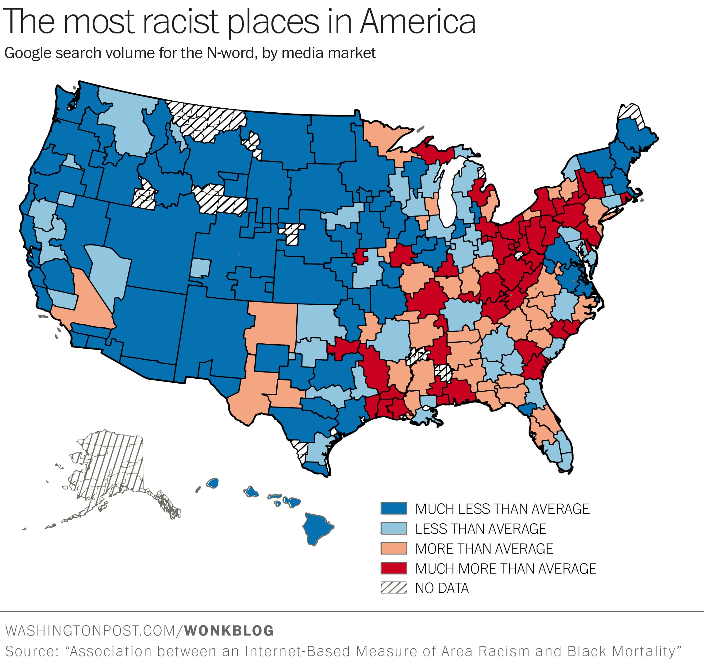 Most least. Расистские штаты в США. Самый расистский штат США. Статистика расизма по странам. Racist States in USA Map.