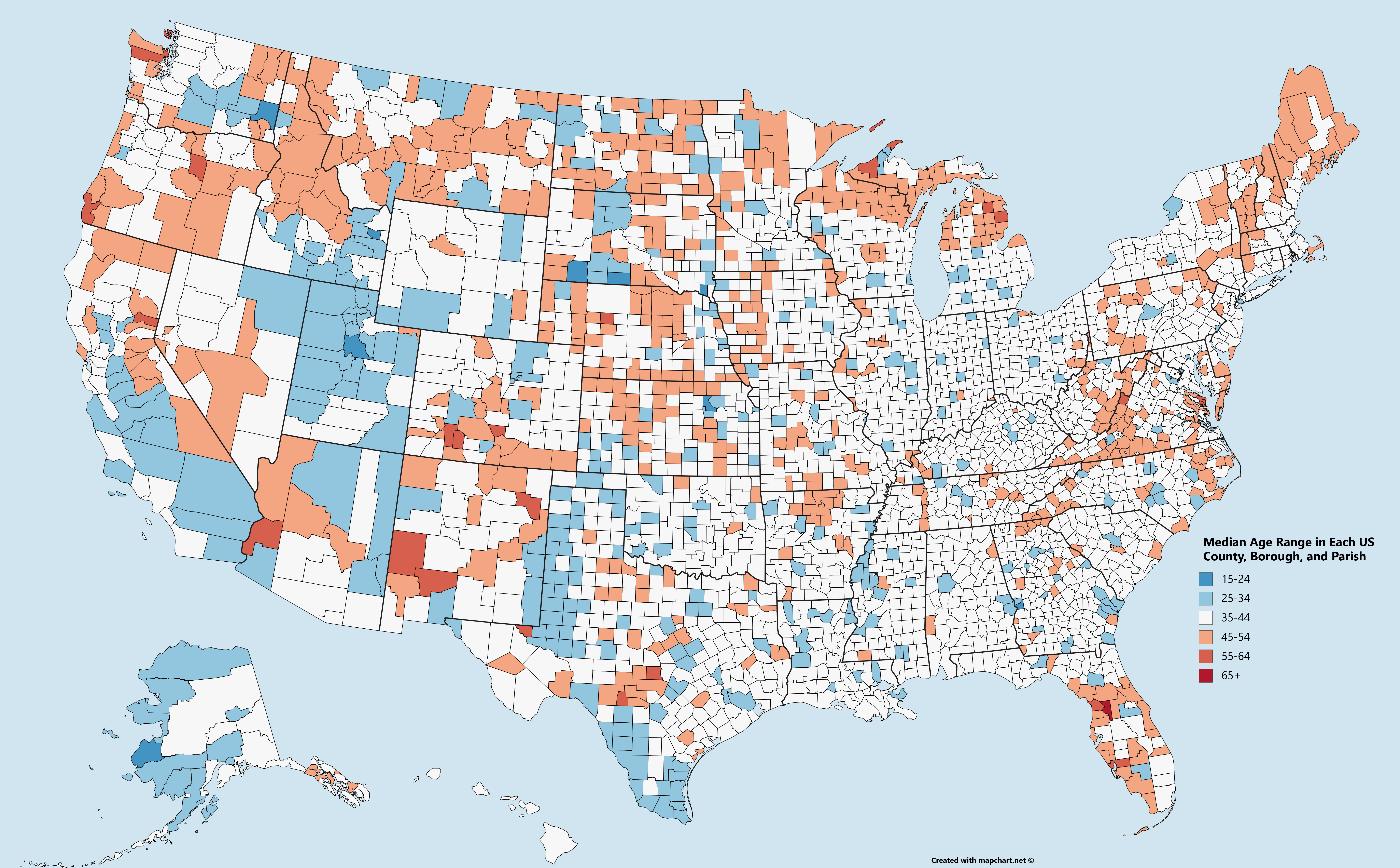 the-median-age-in-every-u-s-county-hyroglf